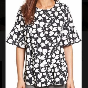 Halogen Ruffle Sleeve Top